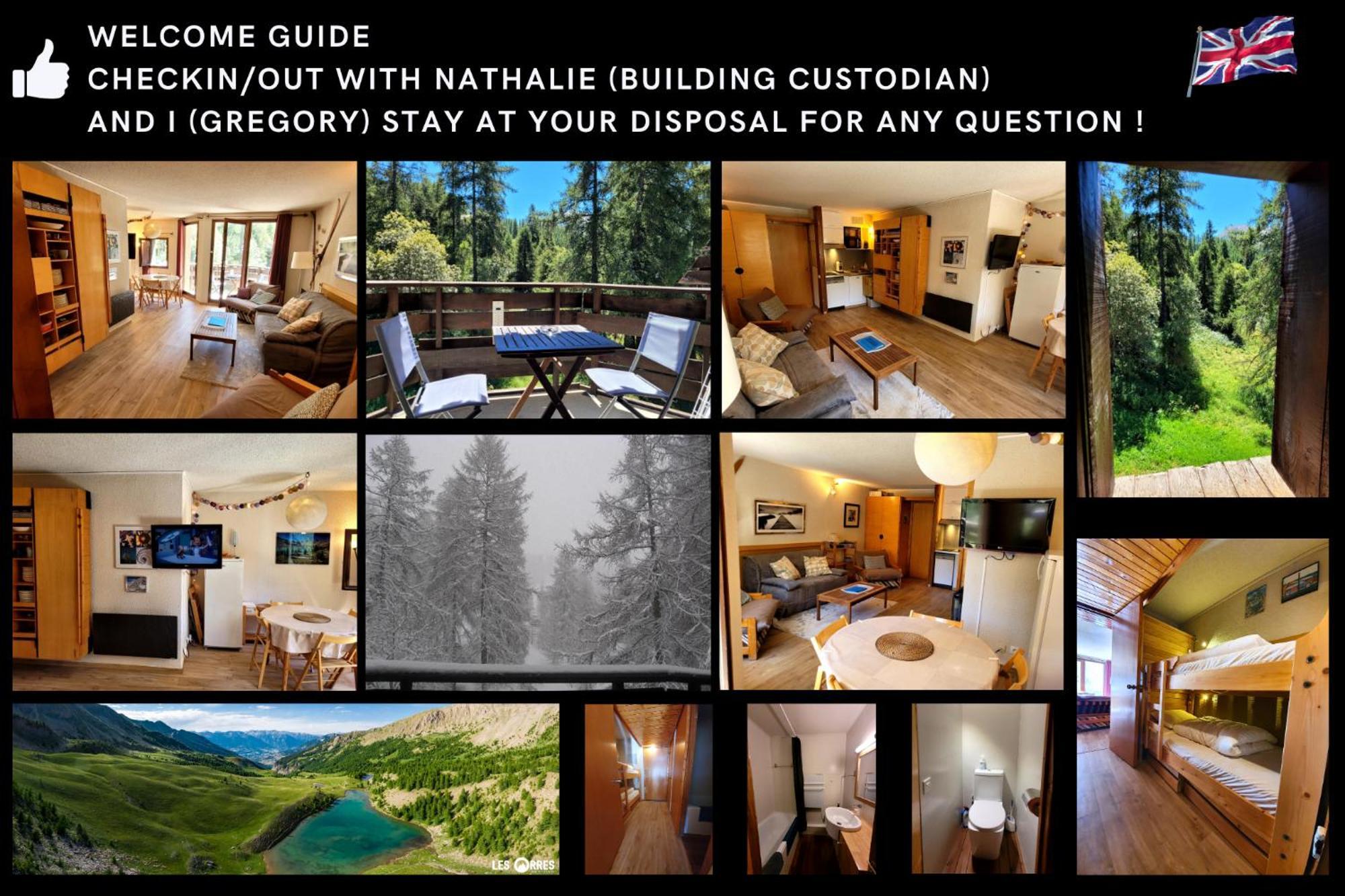 Le Lodge Des Marmottes - Calme, Cosy, Vue Nature Les Orres Luaran gambar